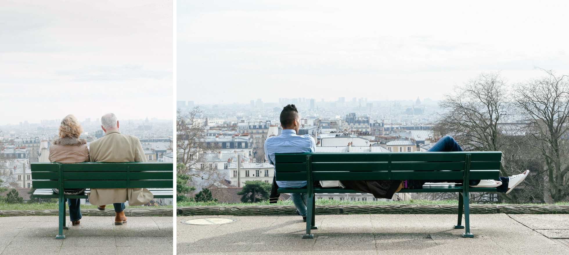 paris love couple old young view frankrike france