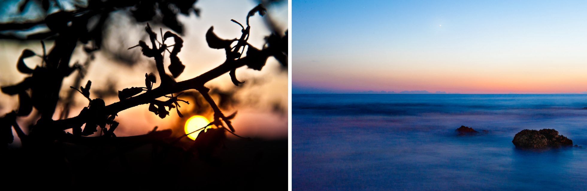 italy sunset beach fog water ocean lake