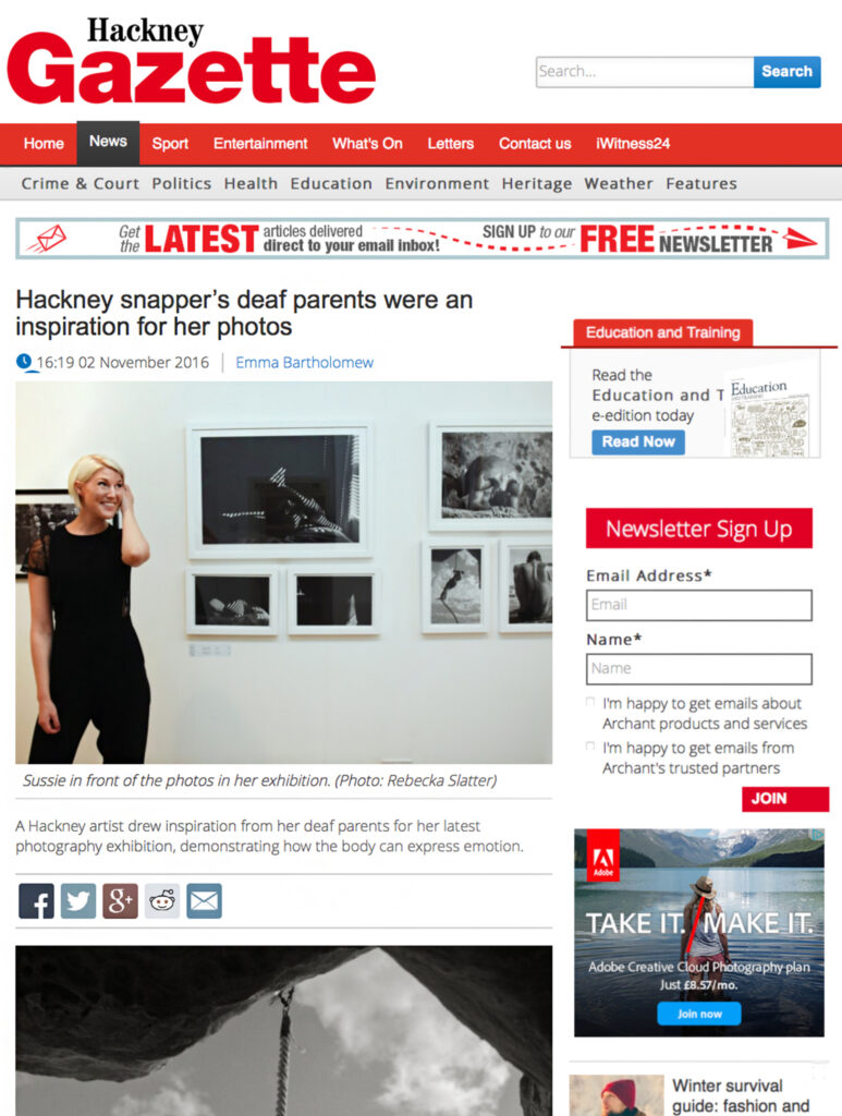 Hackney Gazette Sussie Mellstedt